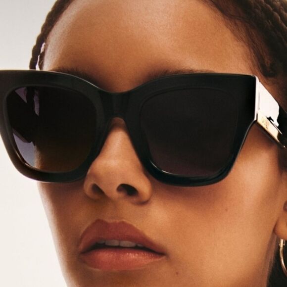 QUAY AUSTRALIA- By The Way Sunglasses- Black, Smoke NEW IN THE BOX main image 10